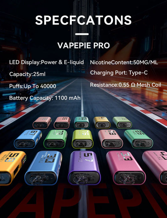 WATERMELONLEMON SPARKLING WATER-Vapepie PRO 40000 Puffs