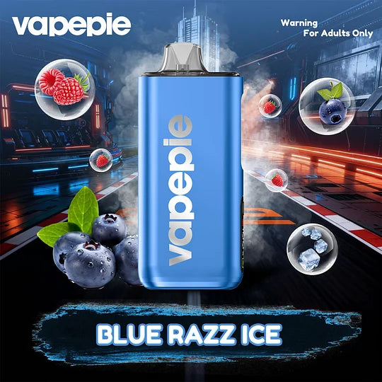BLUE RAZZ ICE-Vapepie PRO 40000 Zaciągnięć