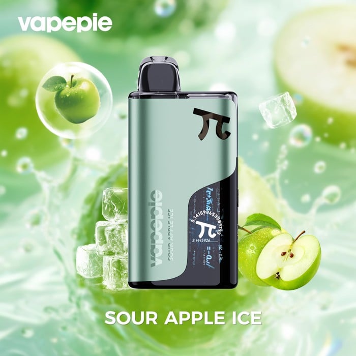 ✨ KWAŚNE JABŁKO Z LODEM ✨ VAPEPIE 50000 ZACIĄGNIĘĆ